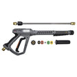 Jefferson Industrial Pressure Washer Gun & Lance Kit JEFWASHGLKIT - 20" Stainless Steel with 5 Nozzles