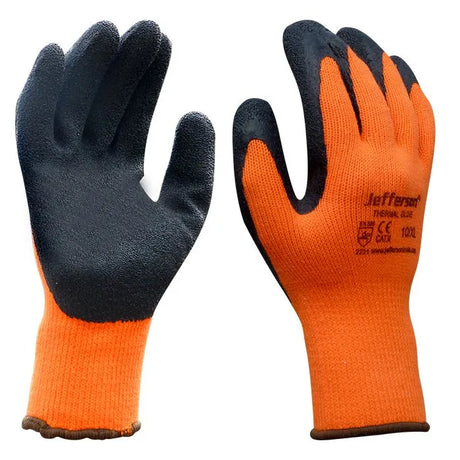 Jefferson Orange Thermal Gloves Large/Extra Large