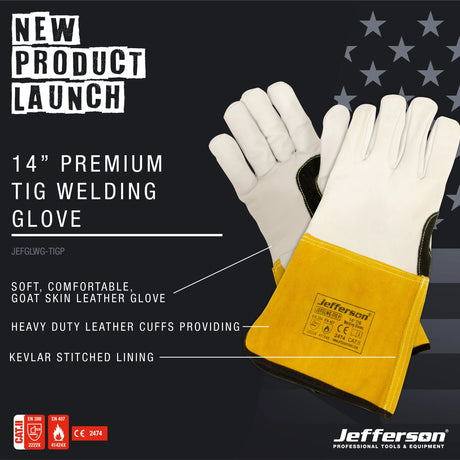 Jefferson 14" Premium TIG Welding Gloves