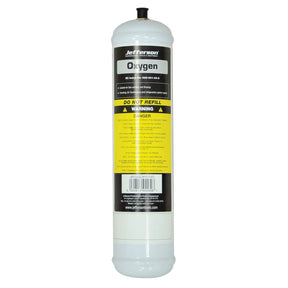 Jefferson Oxygen Gas Cylinder | 145g (5.0oz) | 110 Bar for Welding & Brazing