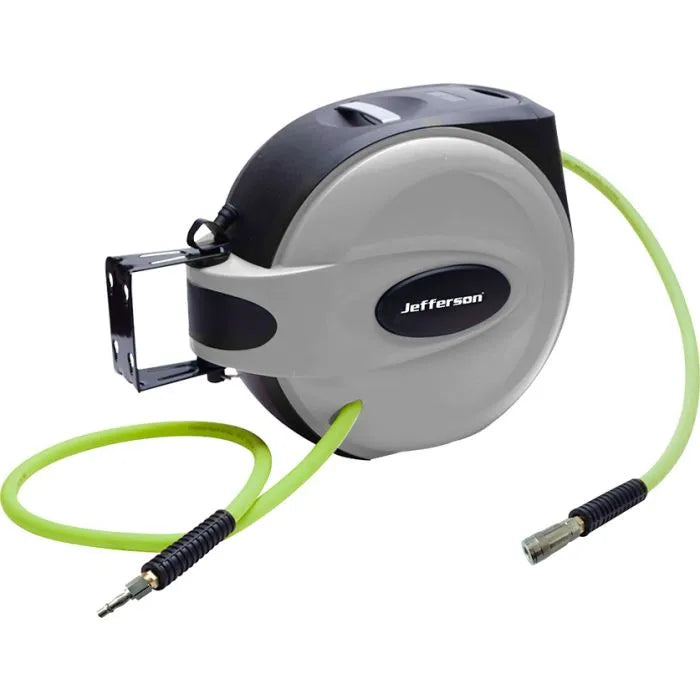 Jefferson 15 Metre 3/8" Auto Retracting High-vis Reel Hybrid Hose