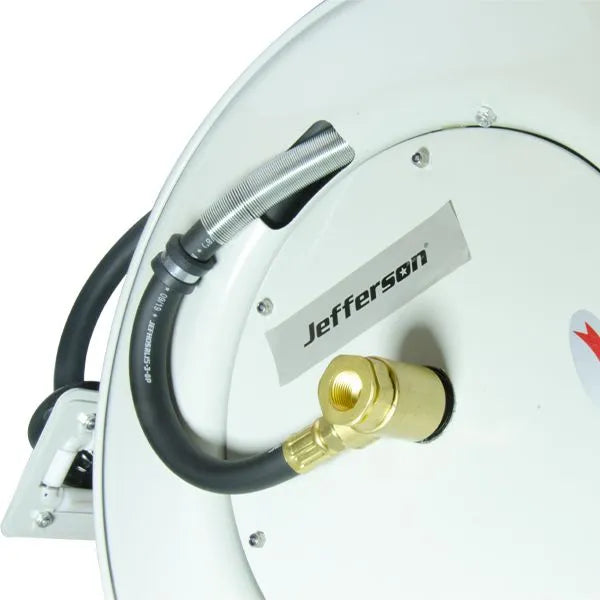 Jefferson Retractable Steel Air Hose Reel 15m 3/8"