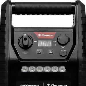 Jefferson 1800A Dynamo Jump Starter - Portable Booster with Worklight & USB Charging