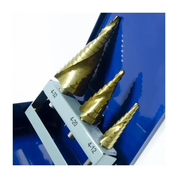 Jefferson 3 Piece HSS Step Drill