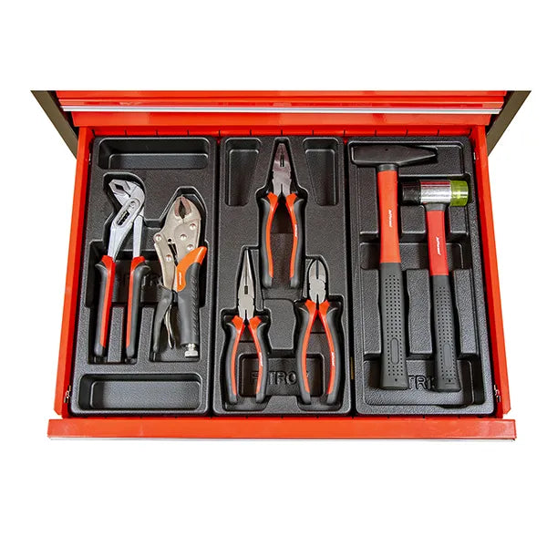 Jefferson 7+3 Drawer Professional Tool Chest | 173-Piece Tool Kit | Heavy-Duty Storage