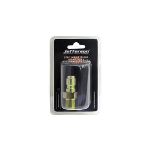 Jefferson 3/8" Male Plug Adaptor - Pipe Thread to Quick Release Connector