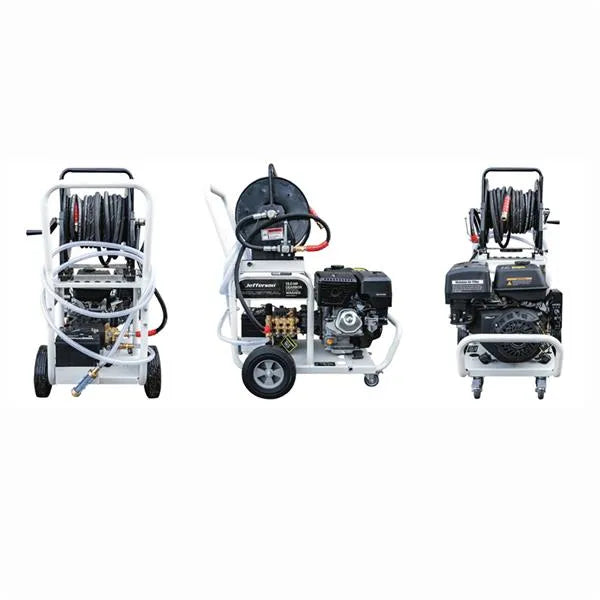 Jefferson 13HP Petrol Pressure Washer - 220 Bar, 21L/min | Gearbox Drive 