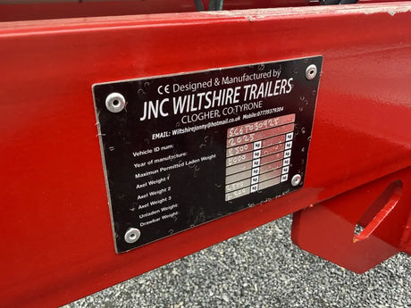 JNC Wiltshire Trailers 8 Tonne Gravel Cart