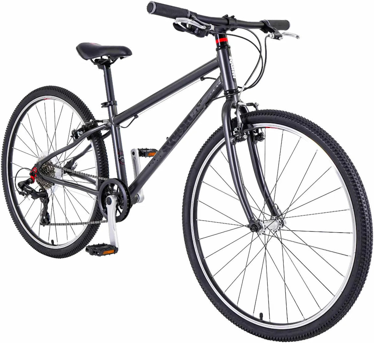 Junior Grey Squish Bike 15" Frame, 26" Wheels for Ages 11+ | Lightweight Alloy Kids' Bike