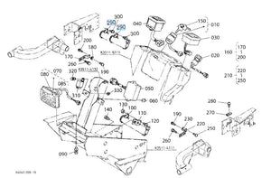 K3511-55620 Kubota Switch - OEM Electrical Component for Mower Control Panels