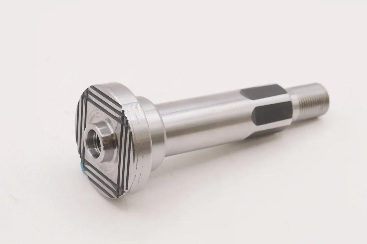 K5221-71222 Kubota Blade Shaft - OEM Shaft for Left-Side Pulley Holders  G18/21