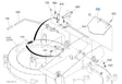 K5454-71122 Kubota Jump Plate - OEM Plate for RCK48 & RCK54 Mower Decks