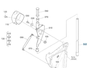 K6304-63325 Kubota Lift Arm for GCK370GREC2 & GCK450GREC2 Decks (ROD PBT-07-053I)