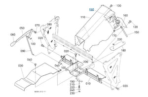 K6304-63830 Kubota Grass Sensor for GCK370GREC2 & GCK450GREC2, GR16/210