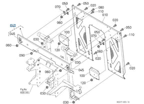 K6312-96390 Kubota Kit Cover - OEM Front Cover Assembly for G23-LD