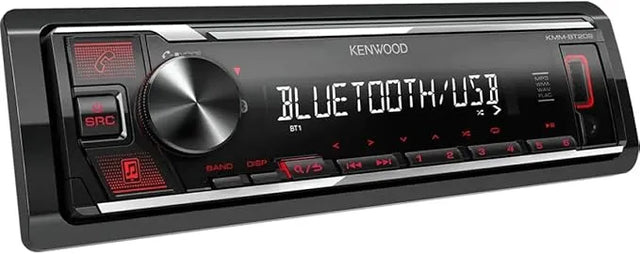 Kenwood KMM-BT209 Radio - Bluetooth, Aux In, USB, Short Body Receiver | 13-Band EQ & Dual Phone Connection