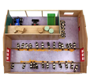 Kids Globe 1:32 Stable with Storage & Pasture - Wooden Playpen with Removable Roof Panels (V05/0310)