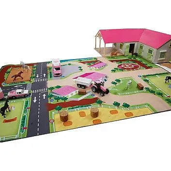 Kids Globe Pink Horse Riding Play Mat 