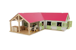 Kids Globe Wooden Horse Farm with Movable Doors Windows & Roof