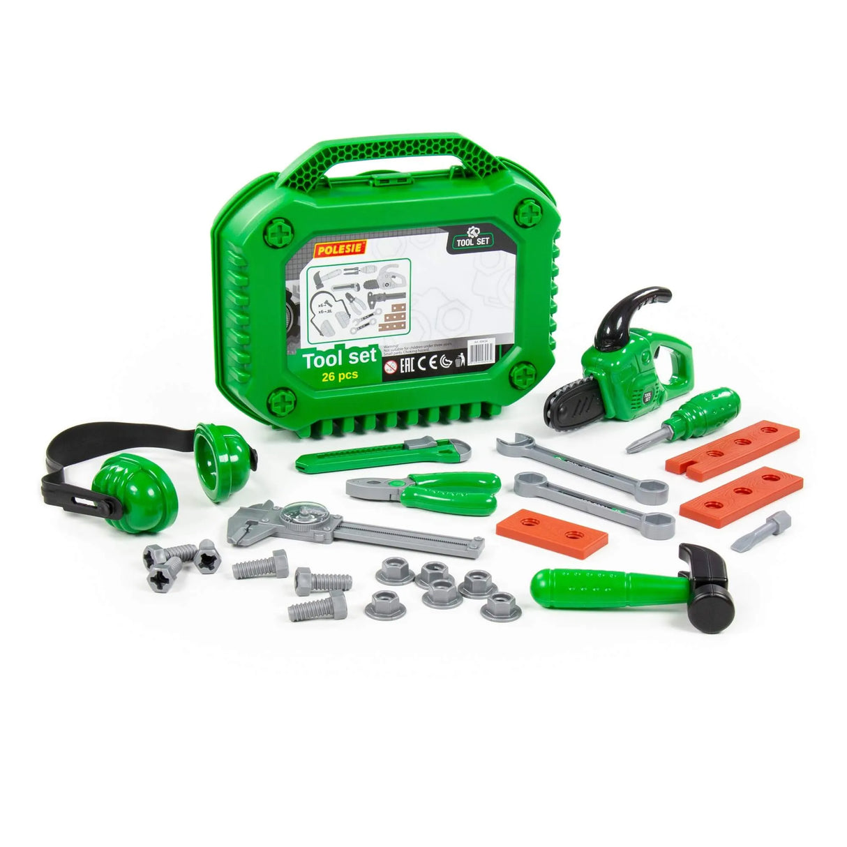 Kids Green Toolset 26 Piece Set