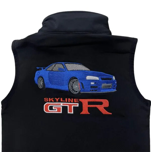 Kids Skyline GTR Gilet - Water Resistant Softshell Car Vest