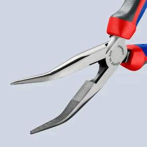 Knipex 26 22 200 Snipe Nose Pliers - 200mm Side Cutting, Comfort Grip