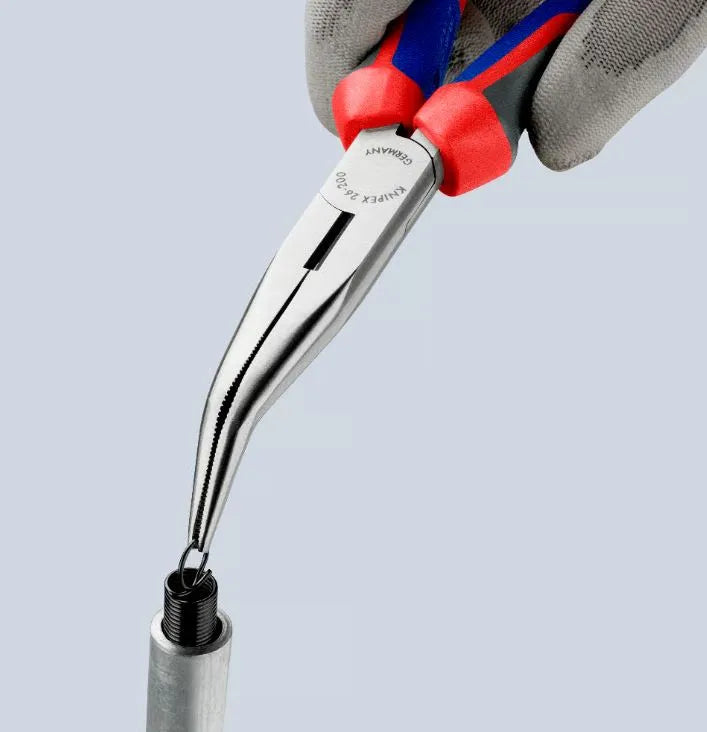 Knipex 26 22 200 Snipe Nose Pliers - 200mm Side Cutting, Comfort Grip