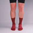NMDK KOM HUNT Socks - Raspberry Beret | High-Performance PROLEN Yarn Cycling Socks