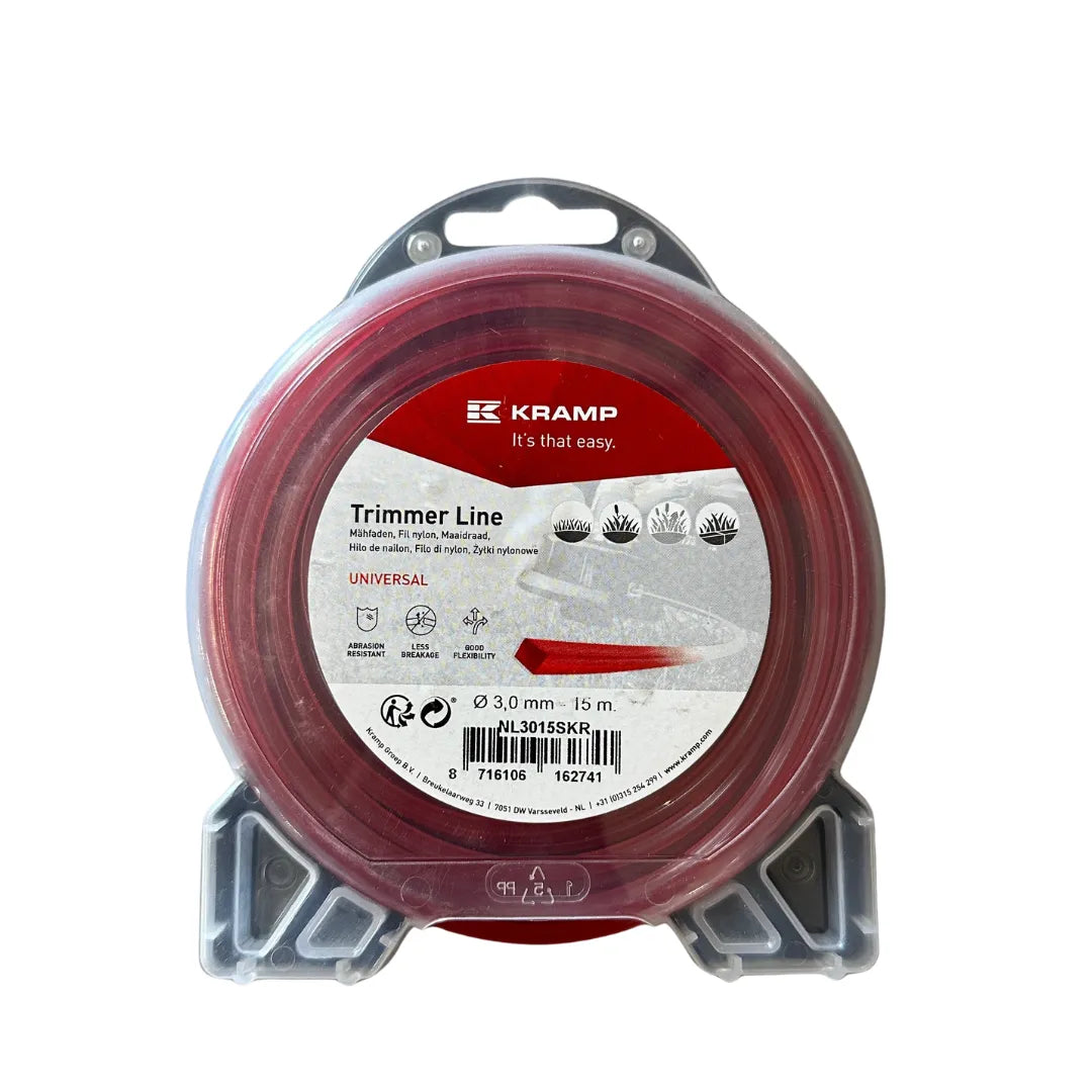 Kramp Strimmer Line Red 3mm x 15m