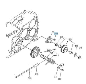 Kubota 01023-50616 Bolt SEMS - OEM Fastener for Engine, Cooling, and Fuel Assemblies