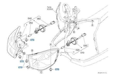Kubota 01027-50616 Bolt SEMS (Large Washer) – OEM Radiator, Grille & Dashboard Fastener