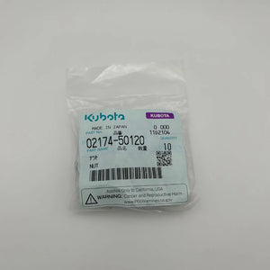 Kubota 02174-50120 Nut for Various Kubota Models 