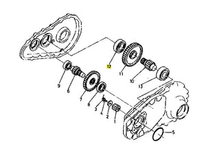 Kubota 08101-06211 Ball Bearing - Rear Axle & Differential OEM Bearing