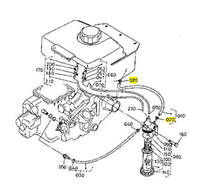 Kubota 09318-88125 OEM Hose Clamp for Fuel, Air & Hydraulic Systems