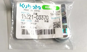 Kubota 15221-03370 Cup Type Plug - Genuine Cylinder Head & Transmission Case Plug