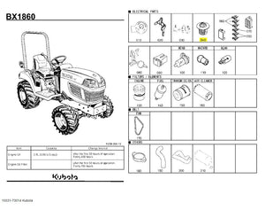 Kubota 15531-73014 Thermostat Assembly - Genuine OEM Engine Cooling Part