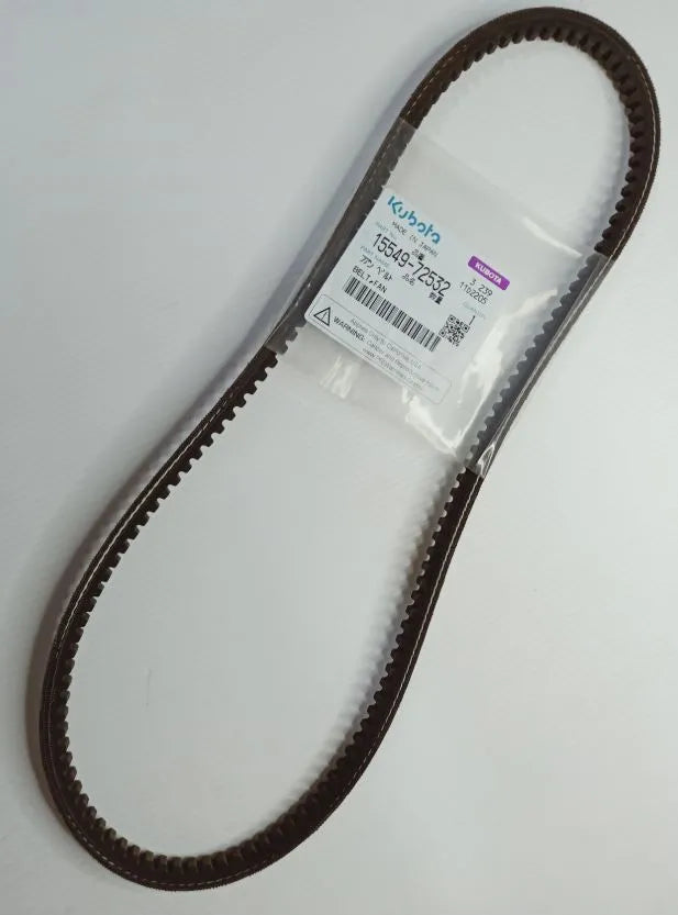 Kubota 15549-72532 Fan Belt | Genuine V-Belt for B Series & BX Tractors