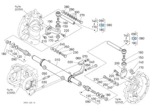 Kubota 3F290-62920 Tie Rod Assembly - Genuine Steering Component