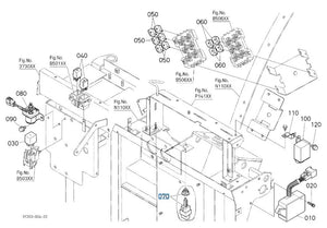 Kubota 3R600-75480 Stop Lamp Switch - OEM Brake Pedal Activation Sensor