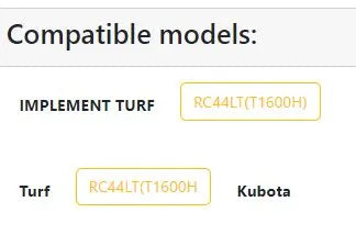Kubota 66091-61650 V-Belt - OEM Replacement for RC44LT (T1600H) Tension Pulley