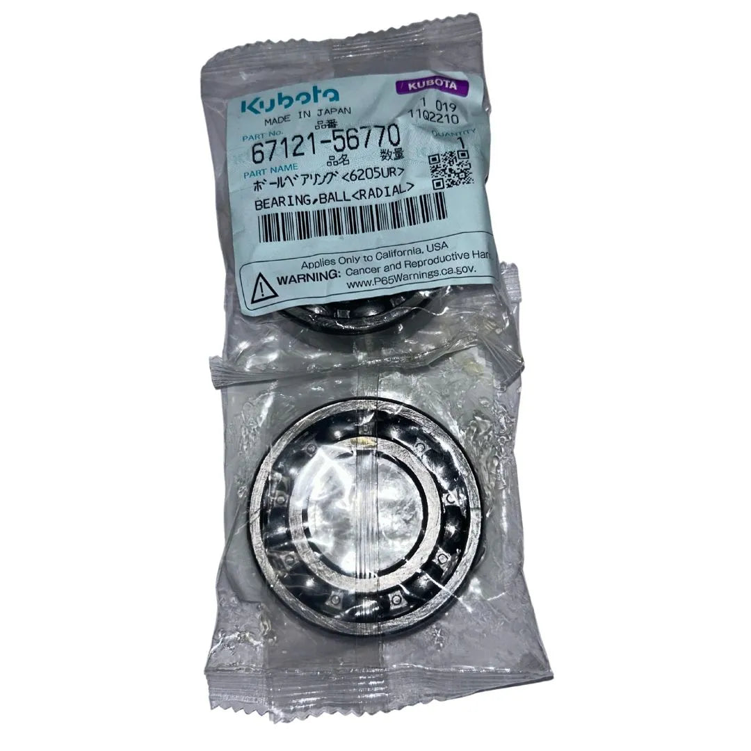 Kubota Radial Ball Bearing For B1241D-EC-F, B1410, B1550D, B2100-HD, B2400-HD, B2420D-F/F2, BX-231-R1	