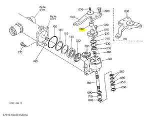 Kubota 67910-56430 Bush - OEM Replacement for Knuckle Arm, Tie Rod & Rear Axle