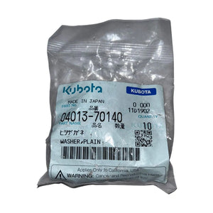 Kubota Plain Washer 