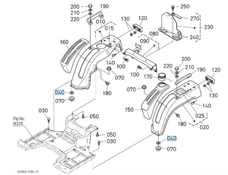 Kubota 75599-32113 Plain Washer (3/8) - Genuine OEM Fastener