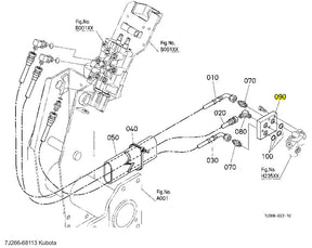 Kubota 7J266-68113 Hydraulic Block for Hydraulic Outlet Assemblies | OEM Quality