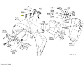Kubota Beacon Switch 6C222-75310