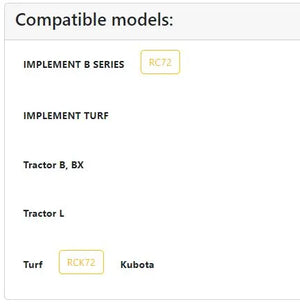 Kubota Belt K5671-34710 | High-Quality Replacement for RC72 and RCK72 Mower Decks