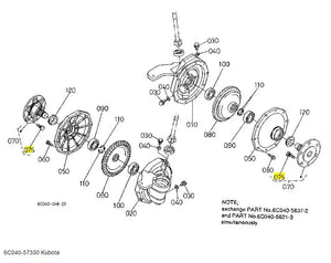 Kubota Bolt 6C040-57330