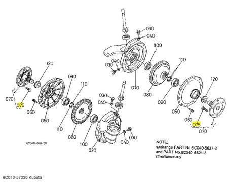 Kubota Bolt 6C040-57330