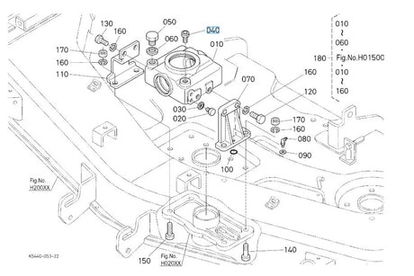 Kubota Breather Plug K5761-33252 - Genuine OEM Replacement Part